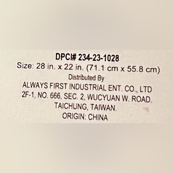 New Plaid Pocket Apron Always First Industrial Ent. NWT 28” x 22” - Picture 5 of 5